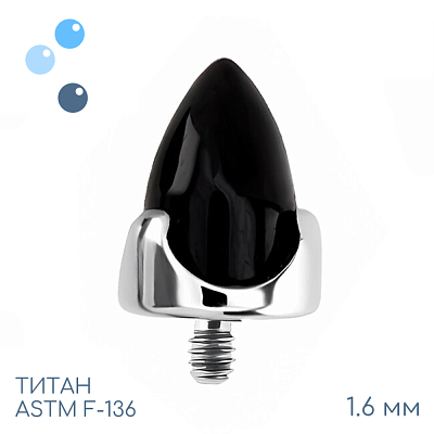 Накрутка Pikes Black Onyx 1.6 мм